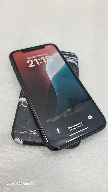 IPhone Xr, Б/у, 64 ГБ, Черный, Чехол, 75 %
