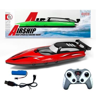 самые интересные игрушки для детей: 🚤 Радиоуправляемый катер AIRSHIP 📦 Полный комплект: лодка, пульт