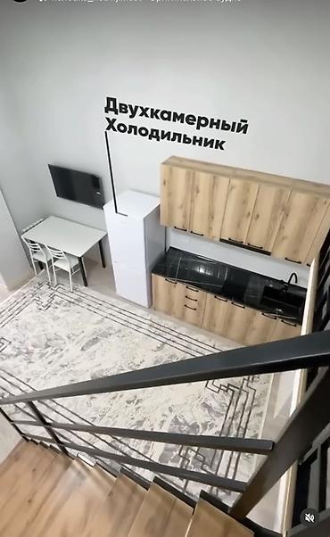 двух уровневая квартира: Студия, 40 м², Аламедин-1 мкр Элитка, 7 этаж, Свежий ремонт — 7