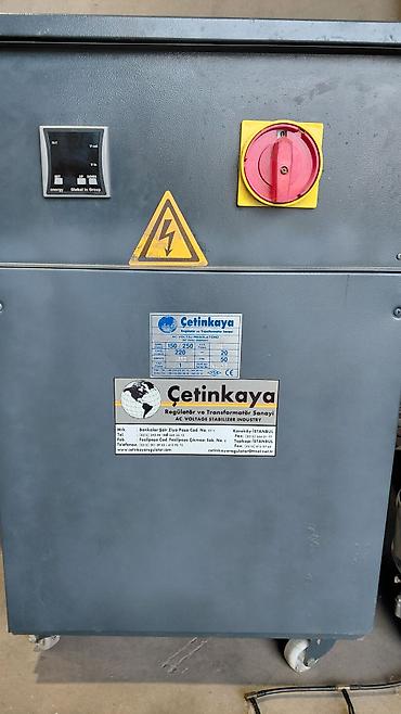 volt sunkası: Firma çetinkaya,gucu 40 kva nol faza,giriş 110 v, cixiş 220 elektron — 1