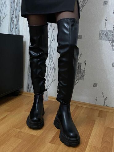 Çəkmələr: Uzunboğaz, Ölçü: 39, rəng - Qara, Yeni -da lalafo.az — 4 Çəkmələr: Uzunboğaz, Ölçü: 39, rəng - Qara, Yeni — 4