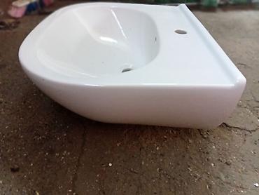 Ремонт и строительство: Keramik divar tipli lavabo - Material: parlaq ağ keramika - Divara — 2
