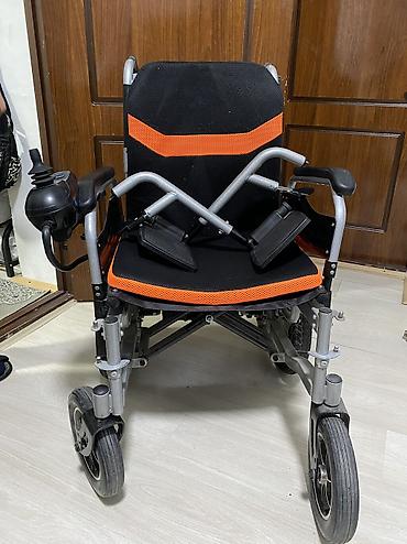 Инвалидные коляски: 28 000 KGS Электроколяска с джойстиком управления - Компактная — 9