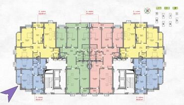 авангард стиль бишкек: 3 бөлмө, 122 кв. м, Элитка, 3 кабат, ПСО (өзү оңдоп түзөтүп бүтүү үчүн)