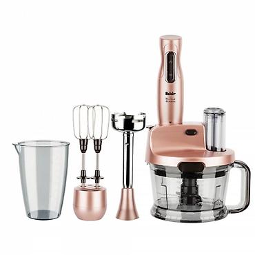 Блендеры: №: 1620 Məhsulun adı: Blender Fakir Mr Chef Quadro Rose Blender Set — 1