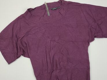 liliowa bluzki damskie: Bluzka Damska, Top Secret, L, stan - Zadowalający