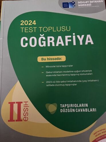 tarix test toplusu 1 ci hisse pdf yukle 2023: Məhsul: 2024 Test Toplusu – Coğrafiya (II hissə) Xüsusiyyətlər: -