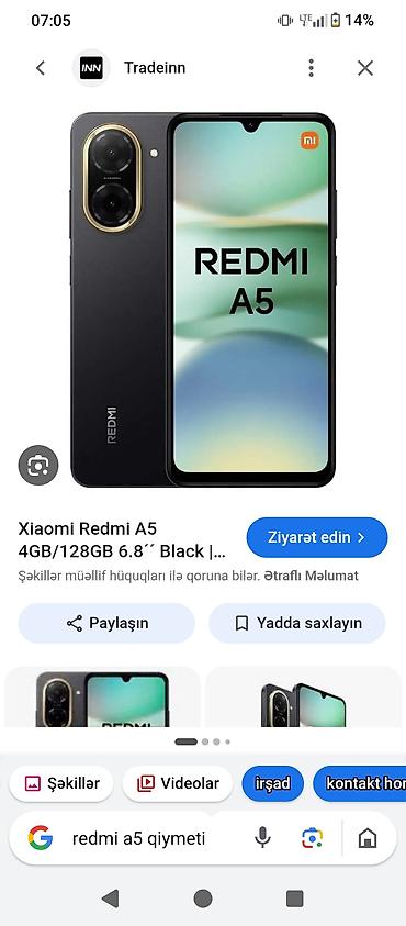 redmi 5 plus ekran: Xiaomi 128 GB, rəng - Qara — 1
