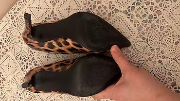Туфли: Leopard naxışlı qadın klassik tuflilər - Brend/Model: Daxildə — 4