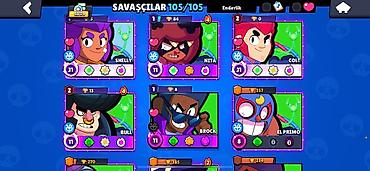 gümüş əşyalar: Brawl Stars hesabı – yüksək səviyyəli profil - Kupa yolu: 50 179 - — 2