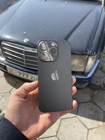 IPhone 15 Pro, Б/у, 256 ГБ, Black Titanium, 79 %