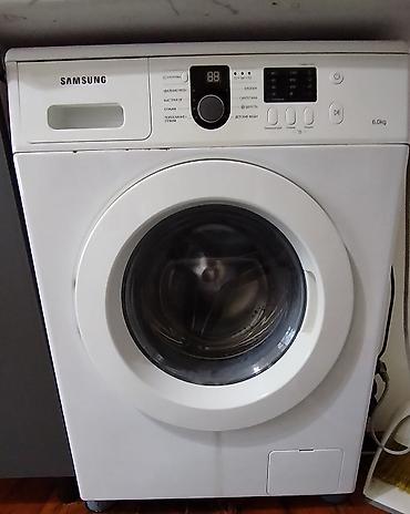 Paltaryuyan maşınlar: Paltaryuyan maşın Samsung, 6 kq, İşlənmiş, Avtomat, Qurutma var, Kredit yoxdur, Ünvandan götürmə — 1