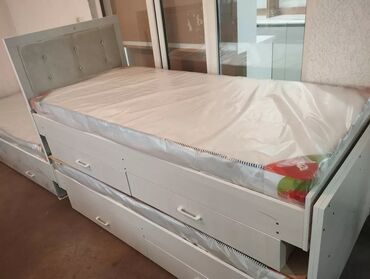 Односпальные кровати: Односпальная кровать, Новый, С мягкой обивкой, длина - 205 см at lalafo.kg — 10 Односпальные кровати: Односпальная кровать, Новый, С мягкой обивкой, длина - 205 см — 10