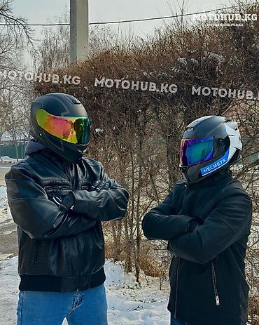 Шлемы: Мото-Шлем для Скутера с Двойным Визором - Тип: интеграл (full-face) — 7