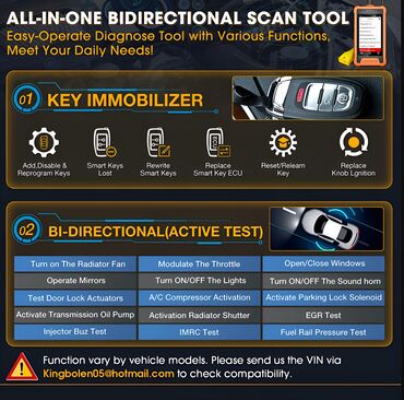 Alati za automobile: Novo - LAUNCH X431 OBD2 za JRL-LandRover & Jaguar Za podržane — 10