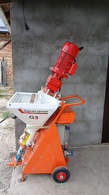 штукатурный: Штукатурная станция Gypsum Sprayer G3 б/у эки эле жолу иштетилген эки — 1
