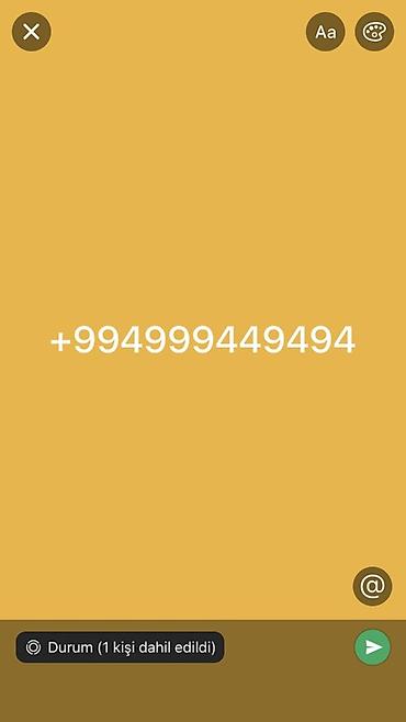 biznes nomreler: Xüsusi mobil nömrə — +994999449-494 ardıcıllığı ilə yadda qalan — 1
