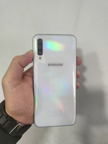 Samsung: Samsung A50 | 64 GB | rəng - Göy | Barmaq izi, İki sim kartlı, Face ID