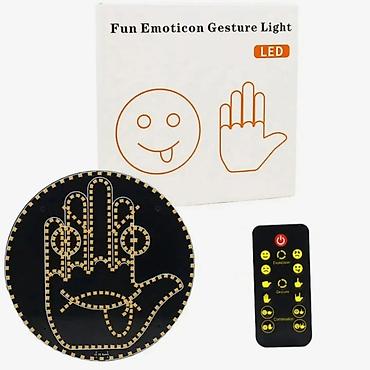 mopar akumulatori: LED emotikon/gest ruk svetlo za zadnje staklo automobila – 2 u 1 - — 4
