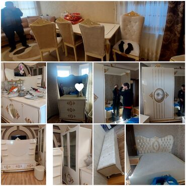 Kimya: İkinəfərlik çarpayı, Dolab, Komod, Termo, İşlənmiş