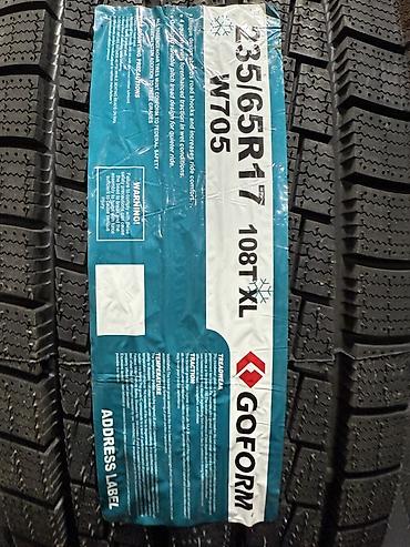 Зимние шины GOFORM W705 235/65 R17 108T XL - Тип: зимние фрикционные at lalafo.kg Зимние шины GOFORM W705 235/65 R17 108T XL - Тип: зимние фрикционные