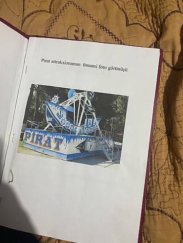 Готовый бизнес: Karusel "Vikinq" 18 nəfərlik sazz vəziyyətdədir. Kompressoru 100 — 4