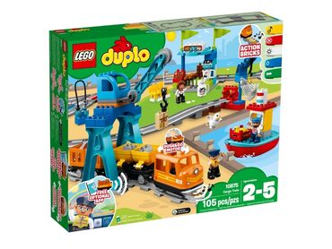 классический костюм детский: Lego Duplo 10875 Грузовой поезд 🚂, рекомендованный возраст 2-5 лет,105