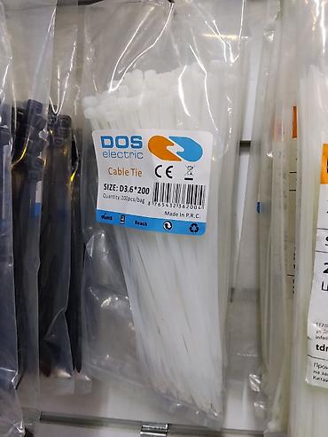 Стяжки кабельные DOS Electric - Тип: нейлоновые хомуты (Cable Tie) -