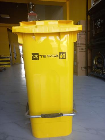 Tullantı qabları: Tessa 120 L təkərli zibil/qəza konteyneri - Həcm: 120 litr (etiketdə — 3