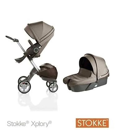 carrello bravo коляска: Коляска, Stokke, цвет - Коричневый, Б/у, Самовывоз — 3