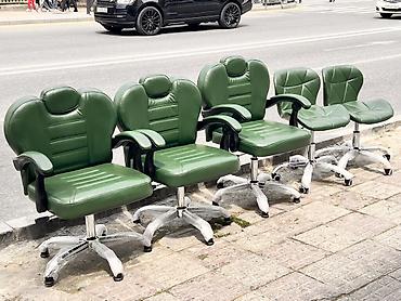 Stullar: SALONA AİD NƏ OlSA Bizdə Bej rəngli, süni dəri üzlüklü fırlanan — 8