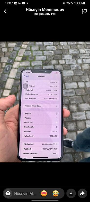 philips xenium 9@9s: IPhone Xs Max, 256 GB, Qızılı, Face ID — 2