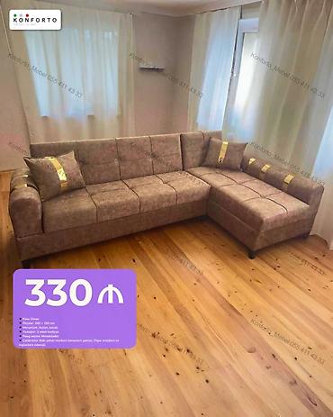 Künc divan - Ölçülər: 260 x 160 sm - Mexanizm: açılır, beşik - lalafo.az -da Künc divan - Ölçülər: 260 x 160 sm - Mexanizm: açılır, beşik -