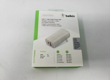 Внешние аккумуляторы: Быстрая Зарядка Belkin Signature Edition 30W (Ограниченная версия) для