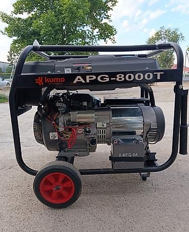 тсунами снм 300: Бензиновый генератор Kumo APG-8000T - Модель: APG-8000T - Тип — 3