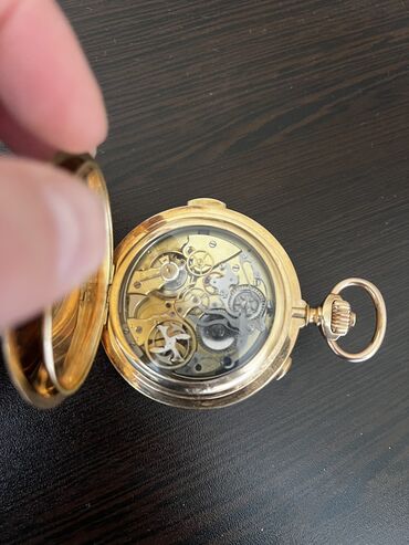 настольные часы: Cib Mexaniki Əntiq saat 1895 il, Qızıl