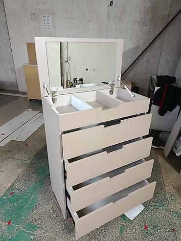 Комоды для одежды: Комод для одежды, С зеркалом, ЛДСП, цвет - Коричневый — 4