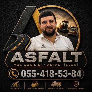 torba asfalt: Asfalt xidmətləri - Yol çəkilişi və asfalt işləri - Asfalt vurulması — 1