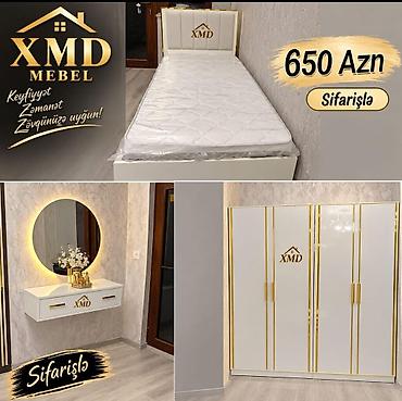 XMD Mebel – yataq otağı dəsti • Tərkib: tək nəfərlik çarpayı
