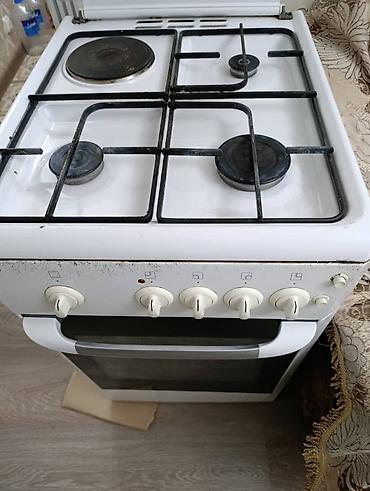 Кухонные плиты и варочные поверхности: Комбинированная плита, Beko, Б/у, Напольная, Механическая — 1