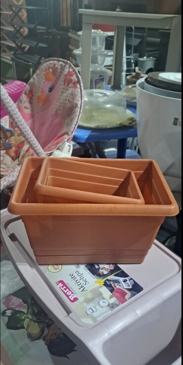 Bitkilər üçün dibçəklər: Dibcek dibcek qabi yuvarlaq rengli gul qabi yumru rengli Dibcek — 30