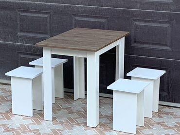 Masa və oturacaq dəstləri: Mətbəx üçün, Yeni, 4 stul — 3