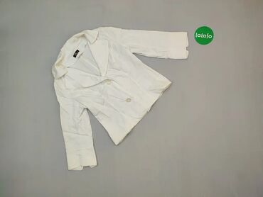 Marynarki: Blazer, jacket, XS (EU 34), stan - Dobry, wzór - Jednolity kolor, kolor - Biały