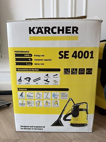 karcher k 55: Kärcher SE 4001 yuyucu tozsoran. Cihaz əla vəziyyətdədir və tam — 7