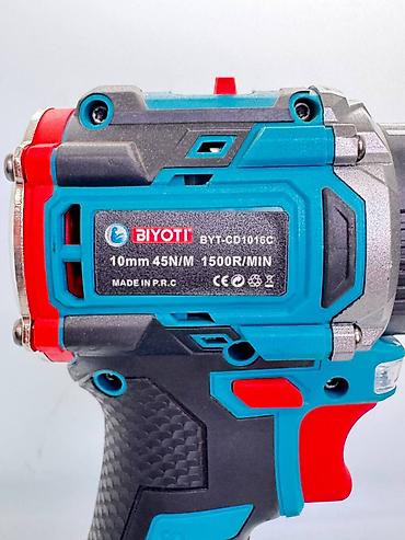 35 bit: Аккумуляторная бесщеточная дрель-шуруповерт BIYOTI BYT-CDP105C — 8