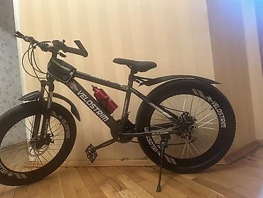 qalin teker velosiped: Velostrim dağ velosipedi - Güclü alüminium tipli çərçivə, idman — 1