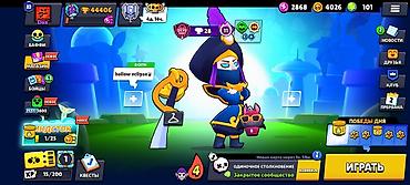 rog ally: Игровой аккаунт Brawl Stars - Разблокировано 73 из 105 бойцов. - — 7