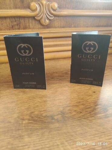 boss: Gucci və hugo boss. Hərəsi 1,5 ml.Testerlər