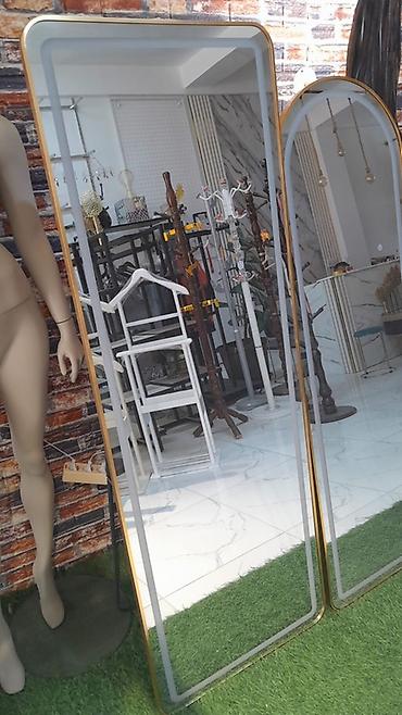 Güzgülər: Güzgü Döşəmə üstü, Düzbucaqlı, Dekorativ, Çərçivə ilə — 1