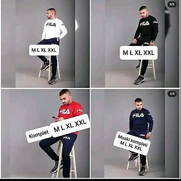 duks north face: Muški trenerka komplet – Fila stil - Dva dela: dukserica dugih rukava — 1